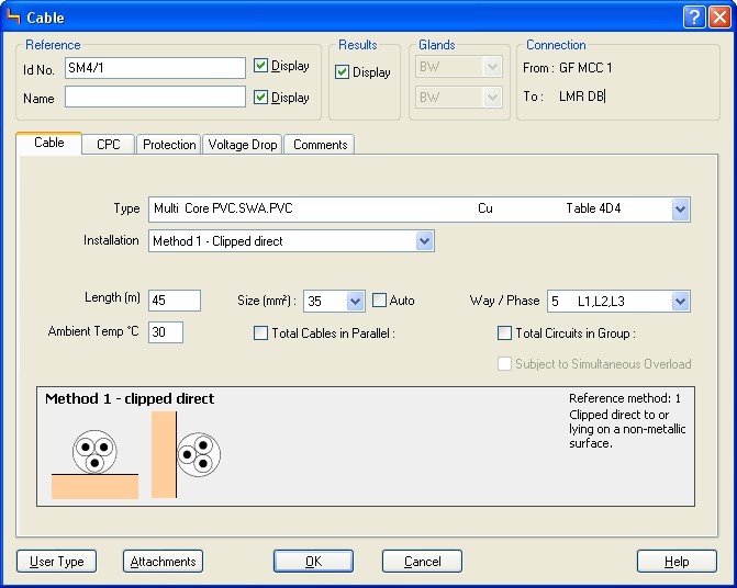 AMTECH electrical software