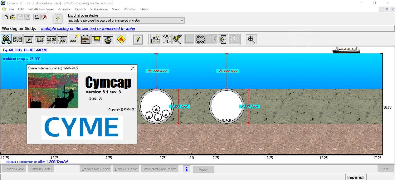 CYMCAP cable analysis software